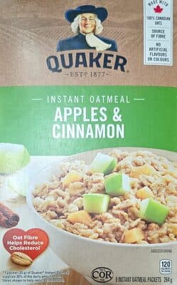 Apples & Cinnamon Instant Oatmeal