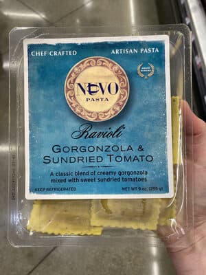 Gorgonzola & Sundried Tomato Ravioli