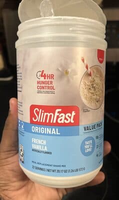 Slimfast Original French Vanilla Meal Replacement Shake Mix
