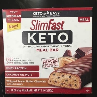 Whipped Peanut Butter Chocolate Flavored Keto Meal Bars