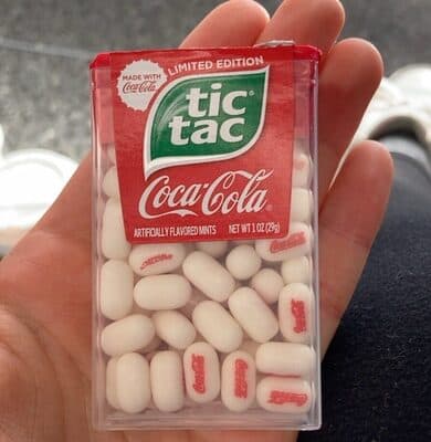 Tic tac coca cola