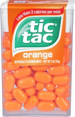 Tic Tac, Flavored Mints, Orange