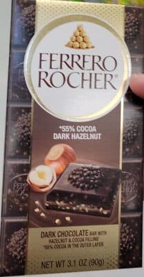 Dark chocolate bar
