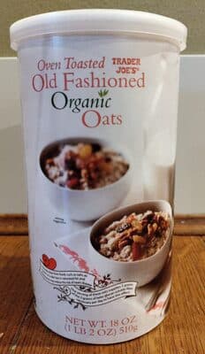 Oven Toasted Old Fashioned Organic Oats