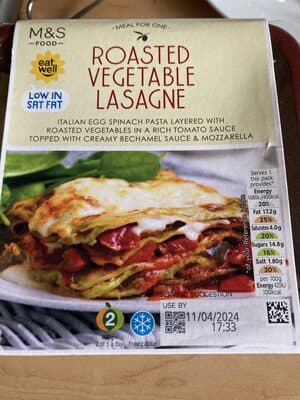 Roasted Vegetables Lasagne
