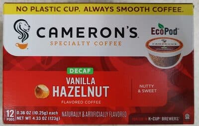 Decaf Vanilla Hazelnut Flavored Coffee