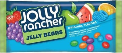Jelly Beans, Strawberry, Orange, Blue Raspberry, Watermelon, Grape, Green Apple