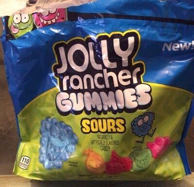 Green Apple, Blue Raspberry, Cherry, Lemon & Watermelon Flavored Sour & Chewy Gummy Candy