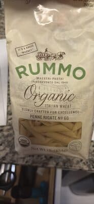 Organic Italian Wheat Penne Rigate