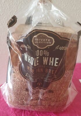 100% Whole Wheat Wide Pan Bread