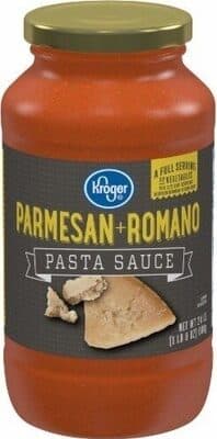 Parmesan + romano pasta sauce