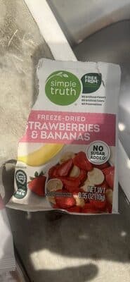 Freeze-Dried Strawberries & Bananas