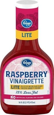 Lite raspberry vinaigrette dressing