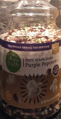 Purple 100% Whole Grain Popcorn