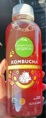 Raspberry Lemon Ginger Kombucha