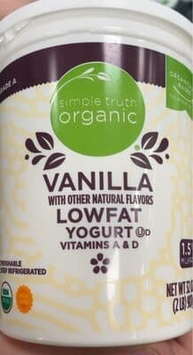 Vanilla Flavored Lowfat Yogurt