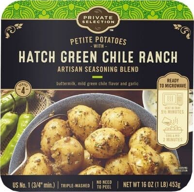 Hatch green chile ranch petite potatoes
