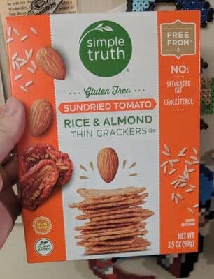 Rice And Almond Crackers