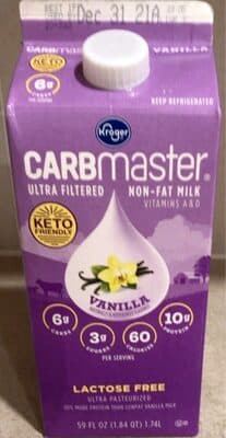 Vanilla Flavored Ultra Filtered Non-Fat Milk