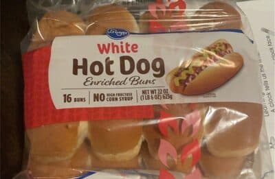 Hot Dog Enriched White Buns