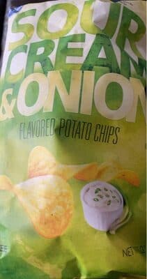 Sour Cream & Onion Flavored Potato Chips