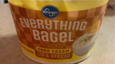 Everything Bagel Flavored Sour Cream Dip & Spread