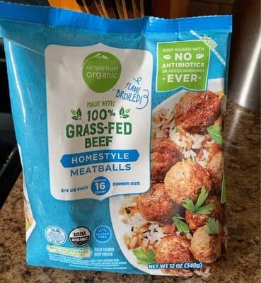 100% Grass Fed Homestyle Meatballs