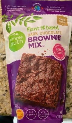 Plant Based Dark Chocolate Brownie Mix