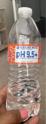Alkaline water pH 9.5