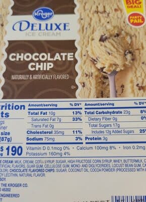 Kroger Chocolate Chip Ice Cream