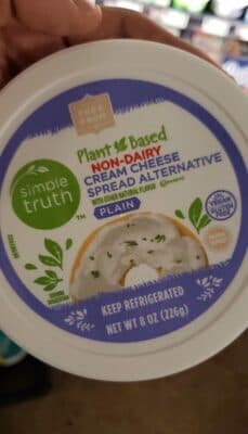 Plant based non dairy cream cheese