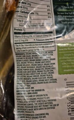 Organic Thin Sliced 21 Grains + Seeds Bread