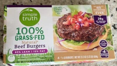 85% Lean 15% Fat Beef Burgers