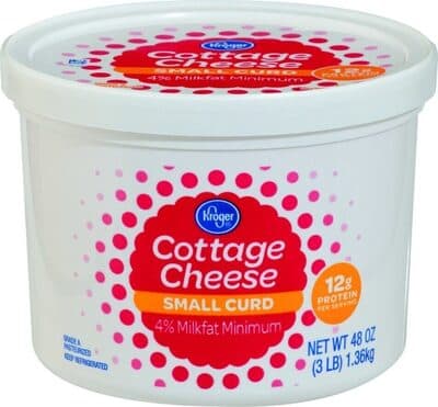 Kroger Small Curd Lowfat Cottage Cheese