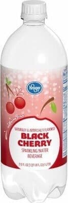 Kroger Sparkling Water Beverage, Black Cherry