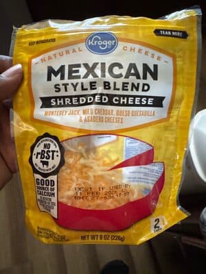 Mexican Style Blend Finely Shredded Cheese