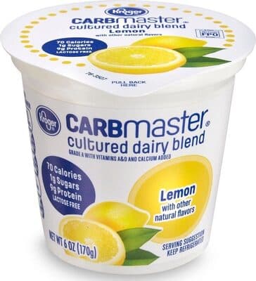 Carbmaster Lemon Cultured Dairy Blend