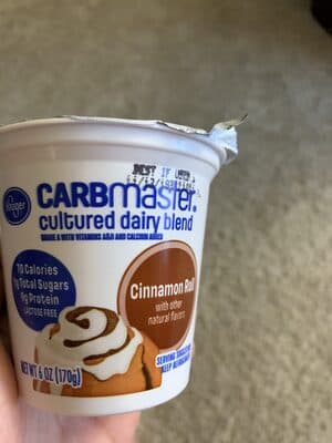 Carbmaster Cinnamon Roll Yogurt