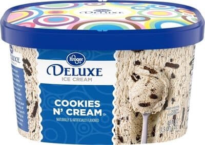Deluxe Ice Cream, Fun Munch Cookies N' Cream