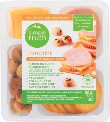 Simple Truth, Lunch Kit Uncured Ham & Cheese
