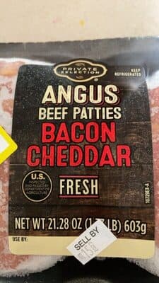 Angus Bacon Cheddar Beef Patties