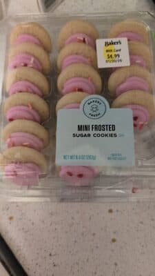 Mini Frosted Sugar Cookies