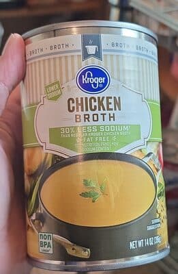 Less Sodium Chicken Broth