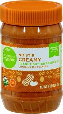 Creamy No Stir Peanut Butter Spread