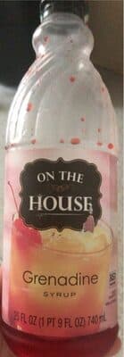 On The House Grenadine Syrup