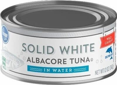 Solid White Albacore Tuna In Water