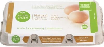Natural cage free grade a large brown eggs