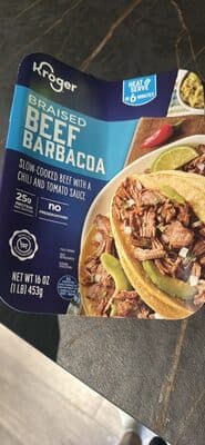 Beef Barbacoa, Chili and Tomato Sauce