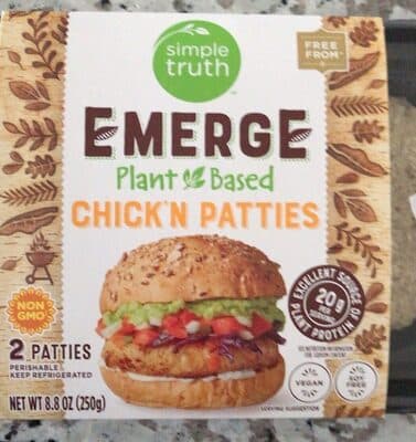 Emerge Plant-Based Chick’n Patties