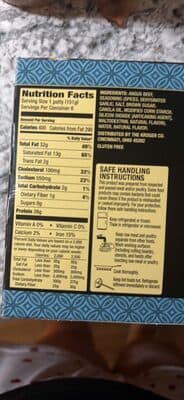 Steakhouse angus beef patties